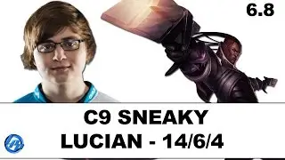 C9 Sneaky - Lucian vs Urgot - Kr Ranked