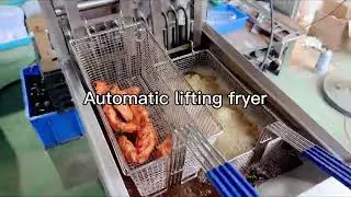 Automatic Lifting Fryer Frying Chicken, Chips, Churro, Steak (New)
