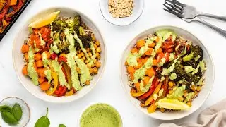 Vegan Pesto Grain Bowl Recipe