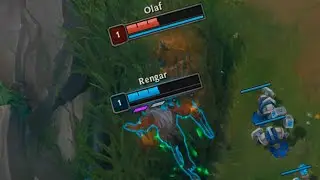 RENGAR vs OLAF at LVL 1