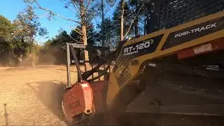 Burning, Dozing and Forestry Mulching a Lot