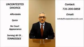Uncontested Divorce In Memphis TN Part 2