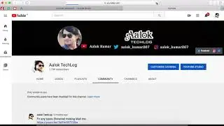 Community Tab Not Working And Comments Disabled On Videos | Solution in Hindi | Check Link Below ⤵