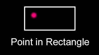 Check Point in Rectangle Collision Intersection Test | Same algorithm in Java, JavaScript, C#, C++