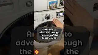 Как войти в тестовый режим в стиральных машинах LG с фронтальной загрузкой #шорты #стиральнаямаши...