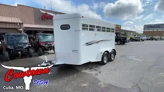 2005 Travalong 2-Horse Bumper Pull Trailer with Slant Load