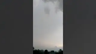 CLOUD BURST CAUGHT ON CAMERA.