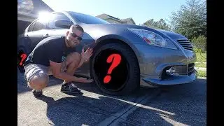 Infiniti G37 FINALLY Gets New Wheels Mounted!