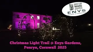 Christmas Light Trail @ Enys Gardens, Penryn, Cornwall 2025