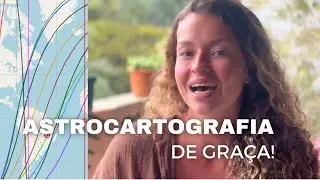 Como gerar seu Mapa de astrocartografia DE GRAÇA | Passo a passo