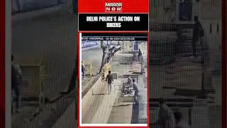 Delhi Police's Took Action On Bikers Doing Stunts At Night On NCT Streets #shorts
