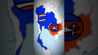 Thailand-Cambodia war | #countryballs #thailand #siam #cambodia