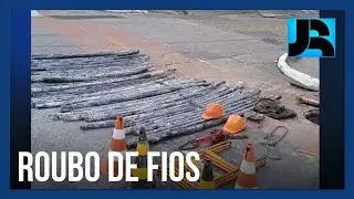 Quadrilha especializada em roubo de fios é presa em flagrante em São Paulo