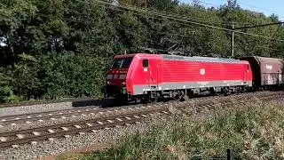 DB Cargo 189 823-8 met kolen Trein , vermoedelijk leeg te Blerick, Nederland 19 September 2020 Kijk