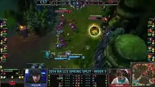 Coast vs Cloud 9   2014 NA LCS Spring split S4 W3D1 G2   CST vs C9   Cloud 9 vs Coast full game HD M