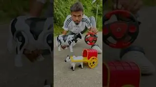 Ek loge Rc Cow and Remote wala Cow Gadi Unboxing 😊