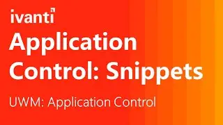 Introduction to and using AC Snippets