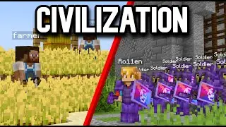 10000 ИГРОКОВ Моделируйте цивилизацию MINECRAFT на Земле (эп.1)