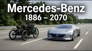Эволюция Mercedes-Benz (1886-2050) | Полная трансформация автомобиля
