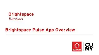 Brightspace Pulse App Overview (Learners)