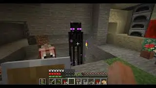 😂 trying to have a bonding moment with this Enderman #minecraft #fyp #minecraftgameplay #shenanigans