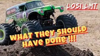 What they should have done right out of the box -- Losi LMT Gravedigger MOD --