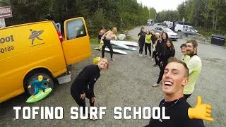 Surfing in Tofino (Vancouver Island)