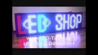 LED Laufschrift Aussen Multicolor RGB LED Display