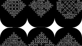 15X1 dots rangoli collection | Simple kolam designs | big kolam designs #kolam #sikkukolam 