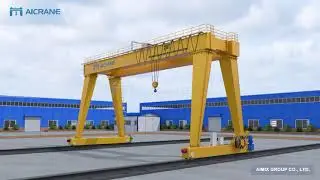 Gr&uacute;a de p&oacute;rtico de doble viga europea