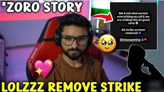 LOLZZZ REMOVE ZORO STRIKE 🥹 LOLZZZ W 💖 ZORO THANKS LOLZZZ 💝 | GODL 