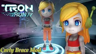 TRON RUNr Crystal Crisis Curly Brace Mod