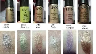 Пигменты NYX | Обзор | NYX eyeshadow pigments | Ultra pearl mania