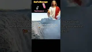 God Says: I Was With You in That Moment 😇🥰 #jesus #god #virals #godisgood #godsmessage #motivation