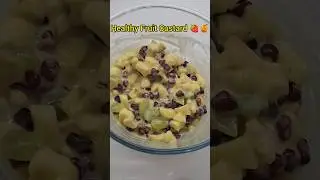 Easy Fruit Custard in 5 Minutes 🍓 | Kids Favorite Dessert