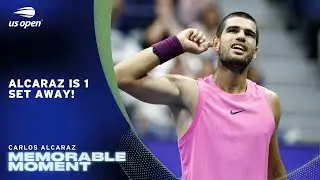 Carlos Alcaraz Muscles Ahead with Set 3 of the Final | 2025 US Open