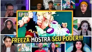 PESSOAS REAGINDO A GOKU VS FREEZA BOMBADO!!! Multi-Reações - Dragon Ball Z EP 98