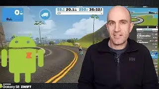 Zwift Android // Hands-on in the Lama Lab // Tacx Neo