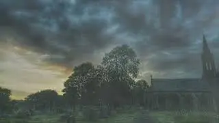 Storm in a Graveyard Relaxation Scene