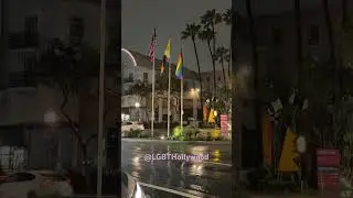 Rainy Night in #WeHo