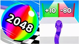 Ball Run Infinity vs Snake Run Race - ASMR Gameplay New Update