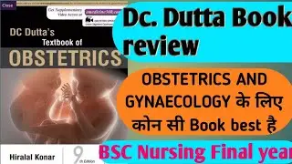 #Nursingvilla#gynaecology#Dcdutta Book selection for Obstetrics & gynaecology. Review with content