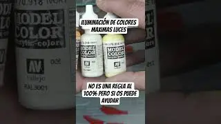 Iluminacion de colores maxima sin blancos #alexisgm #tutorial #colors #wargames #miniaturepainting