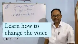 Learn voice change