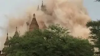 Powerful earthquake hits central Myanmar
