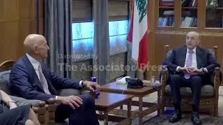U.S. special envoy Tom Barrack holds meetings with Lebanese leaders in Beirut