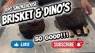 So Good!!!! Brisket Point and Dino Ribs!!!