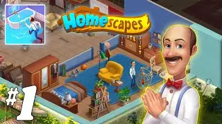 Homescapes Walkthrough Gameplay Part 1 - Mobile Game - Mr.Roeun Gaming