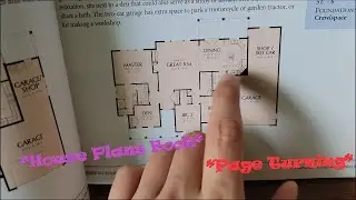 Reading A Book of House Plans ASMR (Soft-Spoken) *Page Turning, Book Sounds, Ranch House Plans*