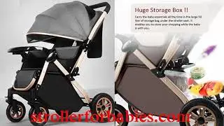 StarAndDaisy Multi-Purpose, Multi-Adjustment Stroller pram Travel Friendly, Broad seat